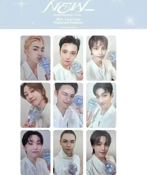 SEVENTEEN New Carat Zone Photocard Set