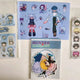 Selling unofficial Hunter x Hunter sticker merchandise.