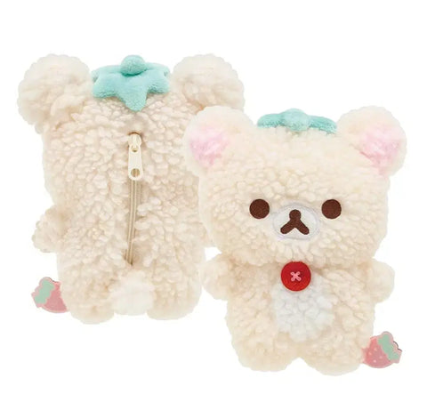 Korilakkuma Strawberry Bobbly Pouch Doll
