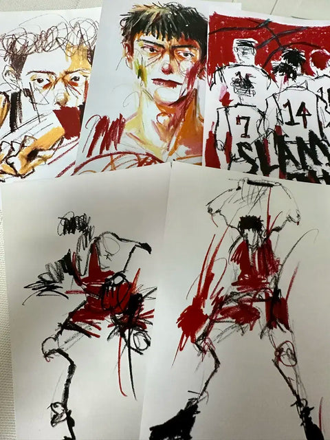 Slam Dunk dotted line printing box photobooth goods