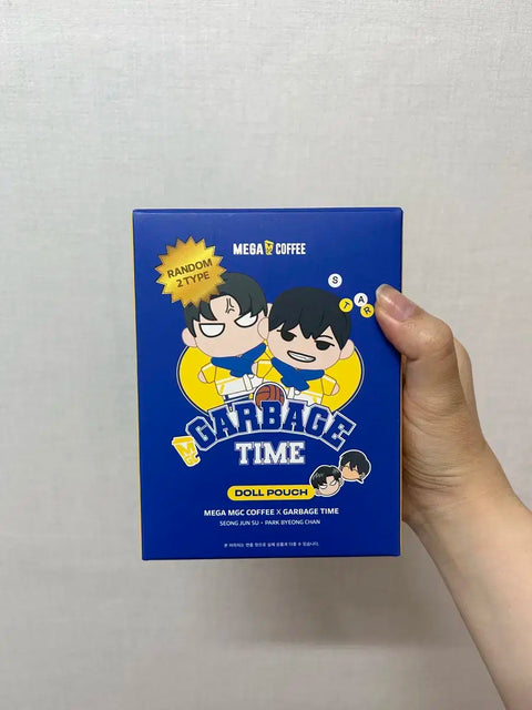 Mega Coffee Garbage Time Collaboration Pouch Doll Sung Jun-soo