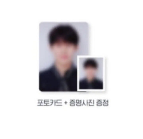 MONSTA X fan-con Jooheon photocard + ID photo