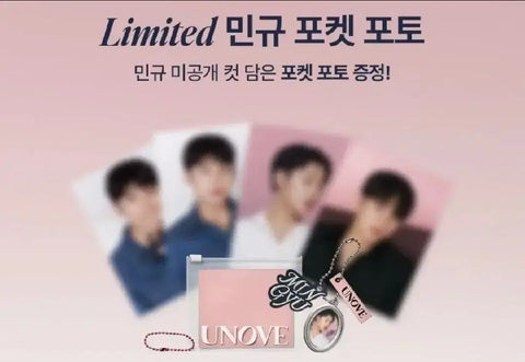 UNOVE Anove Mingyu Photocard + Keychain Set
