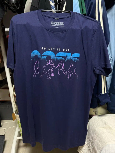Oasis 4th Album 25th Anniversary "Go Let It Out" T-shirt, Size S
