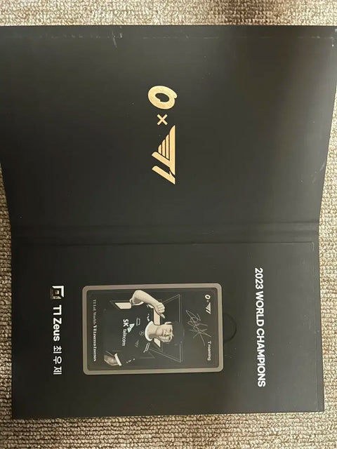 Roaming Coupon T1 Zeus Photo Card Limited Edition