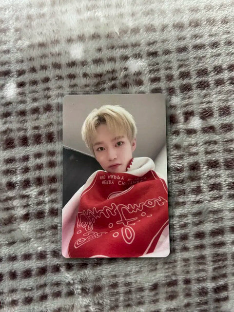 Pink Christmas Chenle photocard transfer