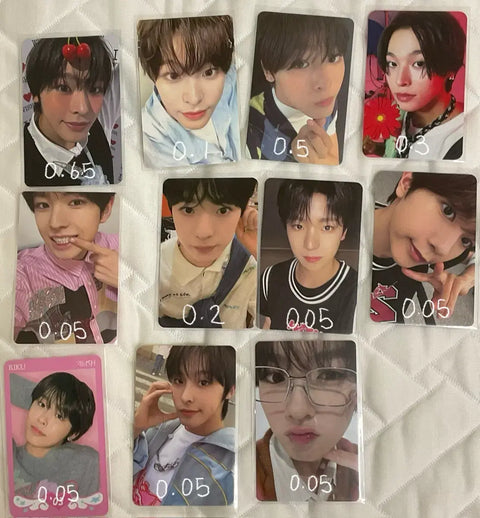 NCT Wish photocard Riku Yushi Ryo Sakuya