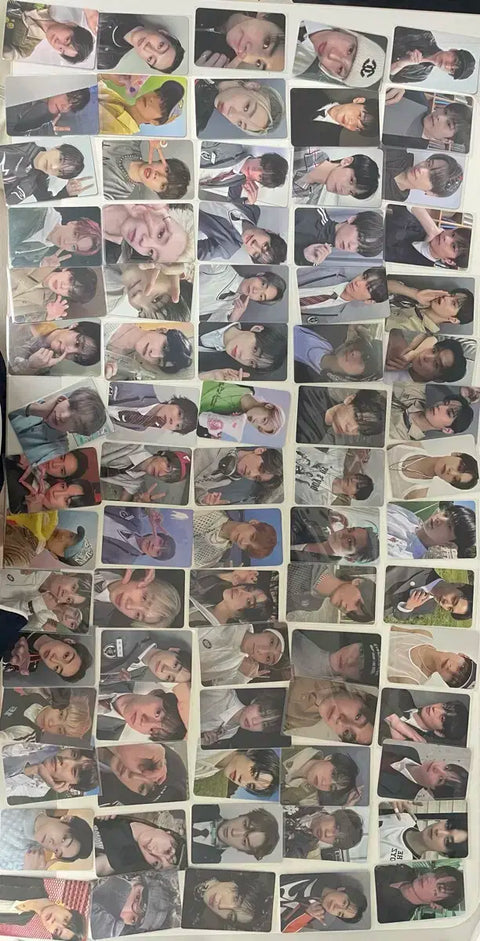 Selling The Boyz photo cards.