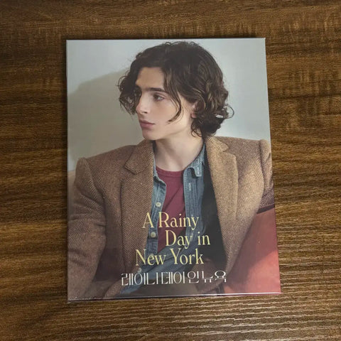 Timothée Chalamet Rainy Day in New York Blu-ray