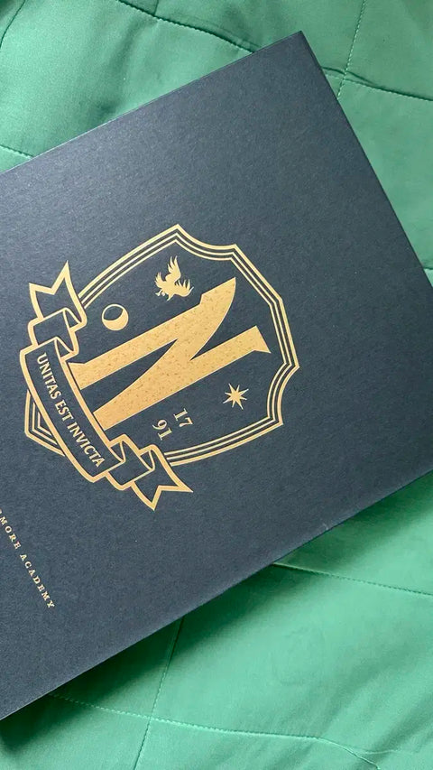 Wednesday Nevermore Academy Admission Kit Goods