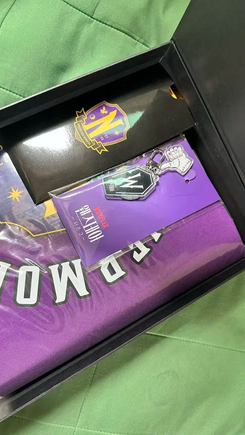 Wednesday Nevermore Academy Admission Kit Goods