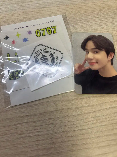 NCT Jungwoo Tattoo Stickers + Photocard