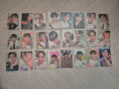 Selling 24 Seventeen album photo cards as a set.