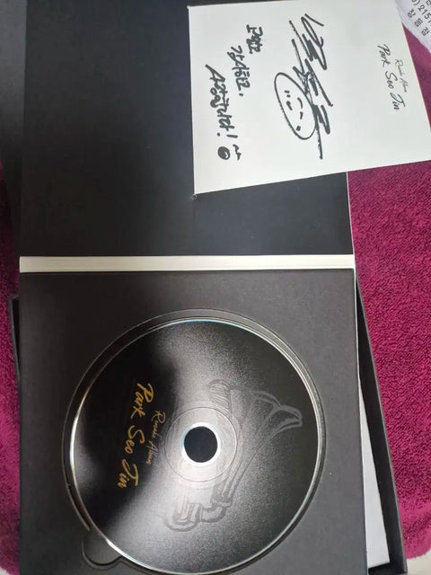 Park Seo-jin remake album with autograph