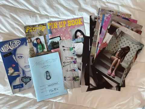 NewJeans Ditto NJZ Haerin Daniel Bluebook paper goods