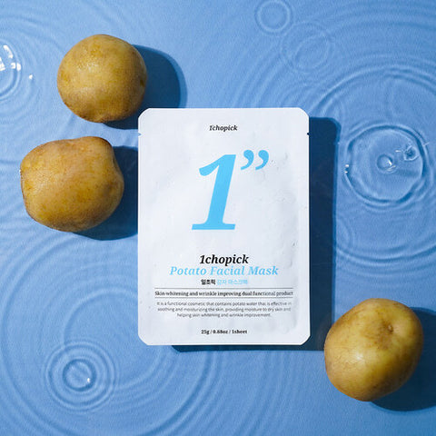 [✈️KOREA] 1chopick - Potato Mask Pack Set(5 sheets received)