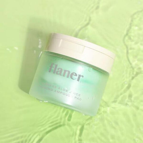 [✈️KOREA] Flaner - Cypress Aloe Juice Calming Ampoule Pad FLANER CYPRESS ALOE JUICE CALMING AMPOULE PAD