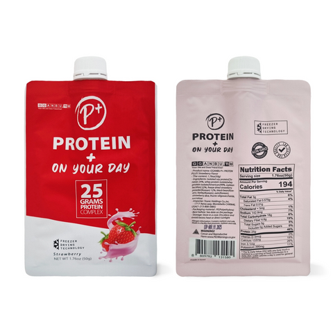 [SALE] Gganbu - P+ Protein + On Your Day Whey Protein Shake Pouch (2 flavors)