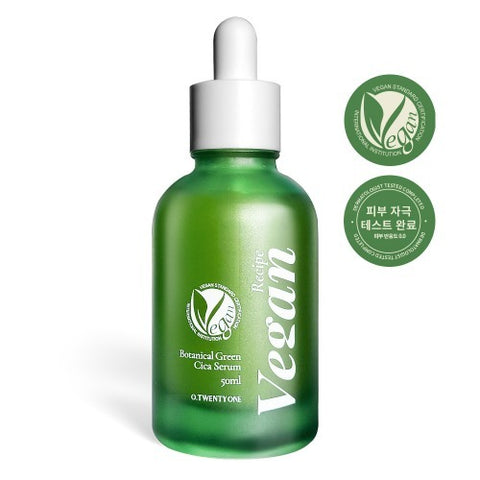 [✈️KOREA] O.21 - Vegan Recipe Botanical Green Cica Serum 50ml