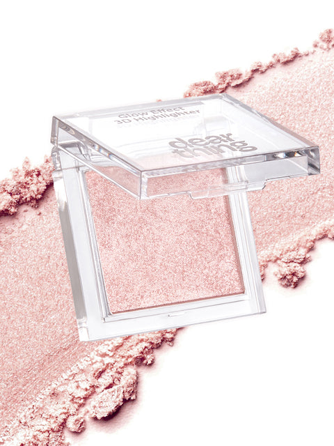 [✈️KOREA] Daiso - Milk Touch Dear Thing Glow Effect 3D Highlighter Fairy Pink