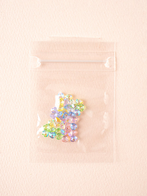 [✈️KOREA] Daiso - Rainbow Heart Nail Parts