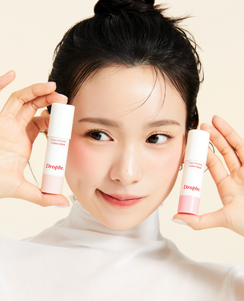 [✈️KOREA] Daiso - [02 Blusher Peach Moon] Drop B Colors Blusher Stick