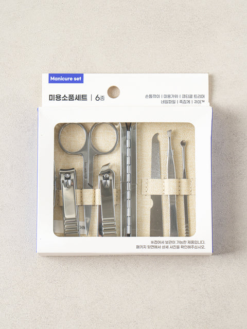 [✈️KOREA] Daiso - 6-Piece Nail Care Set