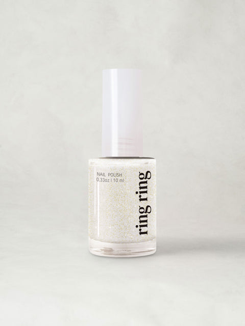 [✈️KOREA] Daiso - Ring Ring Glitter Nail 10 ml Pure Gold