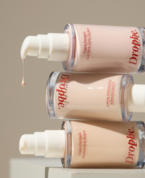 [✈️KOREA] Daiso - [01 Light Beige] Drop B Colors Cover Pick Foundation Renew 35 g