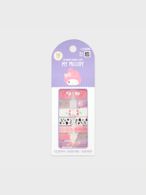 [✈️KOREA] Daiso - My Melody Gel Nail Strips 16pcs