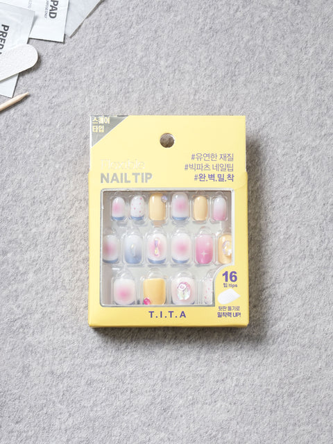 [✈️KOREA] Daiso 25SS Titapress Square Nail Tips #4