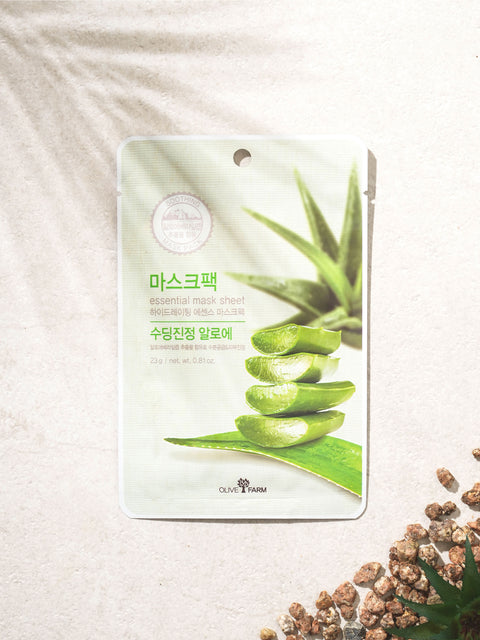 [✈️KOREA] Daiso - Olive Farm Essential Mask Pack Aloe