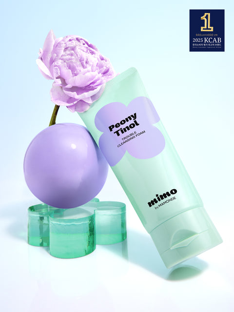 [✈️KOREA] Daiso - [Mildly Alkaline Foam] Mimo by Mamonde Peony-Tinol Trouble Cleansing Foam 120 ml (Amorepacific)