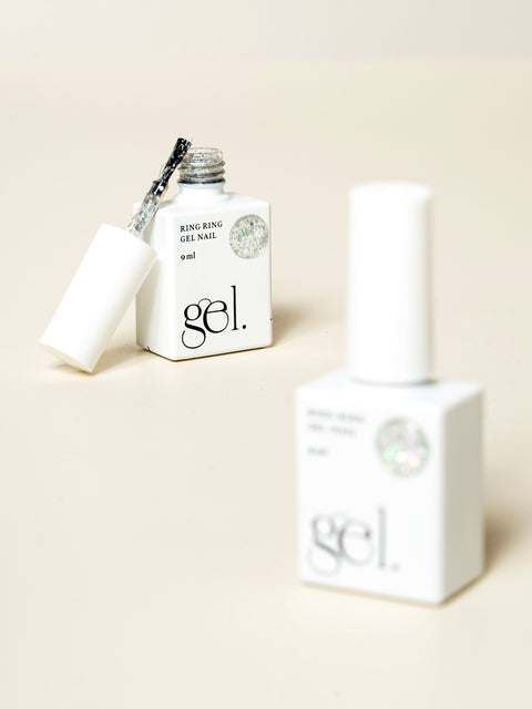 [✈️KOREA] Daiso - Ring Ring One-Step Gel Nail 9 ml Twinkle Silver