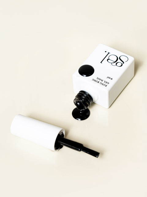 [✈️KOREA] Daiso - Ring Ring One-Step Gel Nail 9 ml Midnight Black