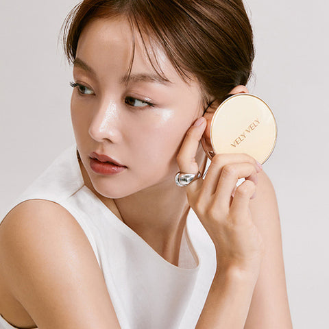 [✈️KOREA] VelyVely - Aurakul Gold Cushion (Original+Spare parts)