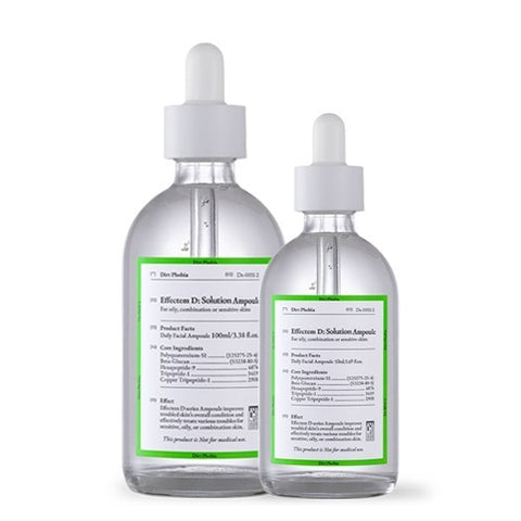 [✈️KOREA] DirtPhobia - 2 types Solution Ampule Twin Set