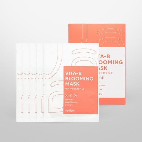 [✈️KOREA] Vanav - vitamin-Blueberry Yogurt Mask Pack one box(5 sheets)