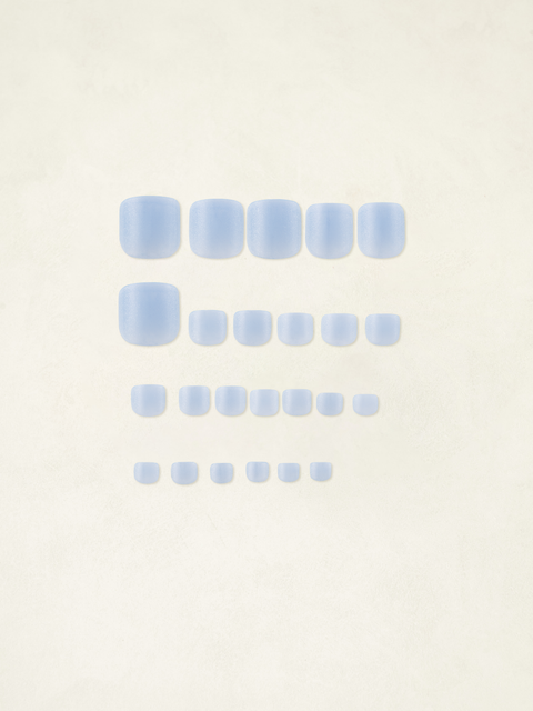 [✈️KOREA] Daiso - [Dear Blue] 25Y Too Cool For School Real Wear Pedi Tip 24pcs
