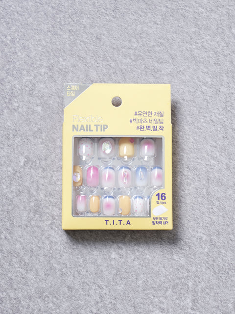 [✈️KOREA] Daiso - 25SS Tita Press Square Nail Tips #4