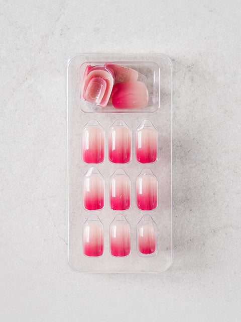[✈️KOREA] Daiso - Gradient Nail Tips 16pcs #1