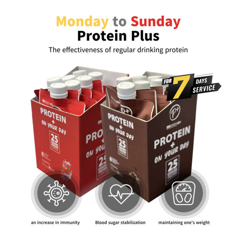 [SALE] Gganbu - P+ Protein + On Your Day Whey Protein Shake Pouch (2 flavors)