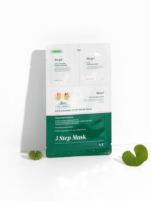 [✈️KOREA] Daiso - VT Cica Calming 3-Step Mask Pack