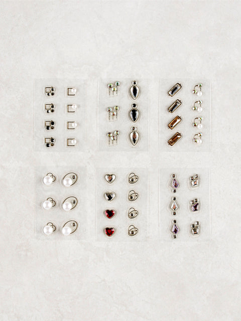 [✈️KOREA] Daiso - Big Parts Nail Stickers 6pcs