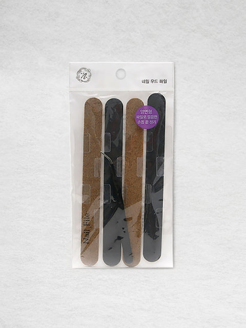 [✈️KOREA] Daiso - Nail Wood File (4P)